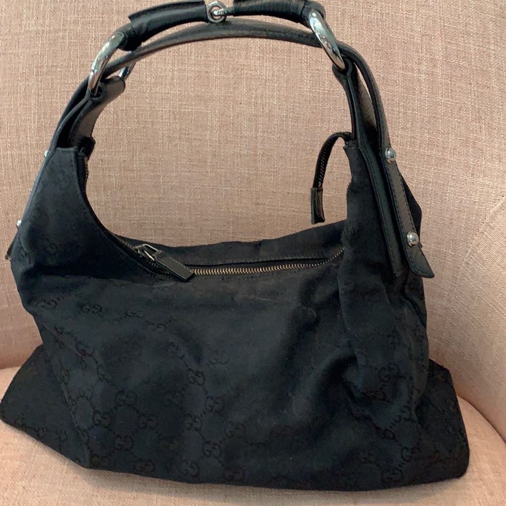 Black Gucci Horse Bit Bag